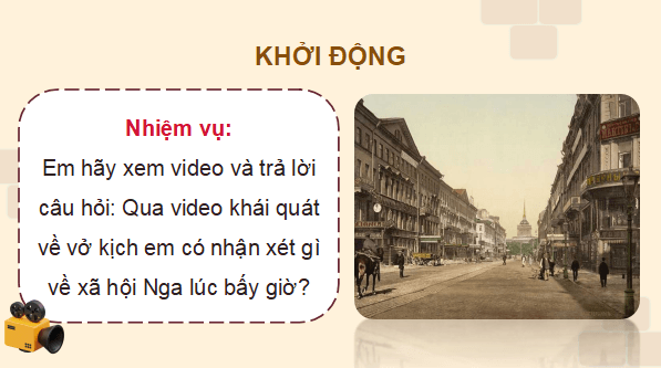 Giáo án điện tử bài Quan thanh tra | PPT Văn 12 Cánh diều