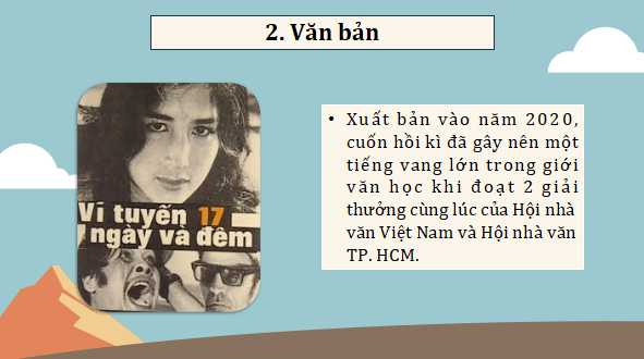 Giáo án điện tử bài Vĩ tuyến 17 | PPT Văn 12 Kết nối tri thức