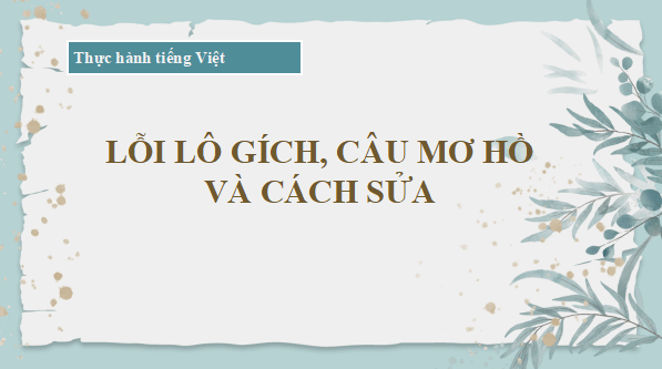 Giáo án điện tử bài Thực hành tiếng Việt trang 71 | PPT Văn 12 Cánh diều