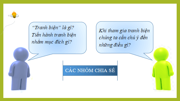 Giáo án điện tử bài Tranh biện về một vấn đề đời sống | PPT Văn 12 Kết nối tri thức