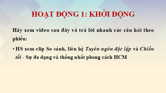 Giáo án điện tử bài Trình bày về so sánh, đánh giá hai tác phẩm thơ | PPT Văn 12 Cánh diều