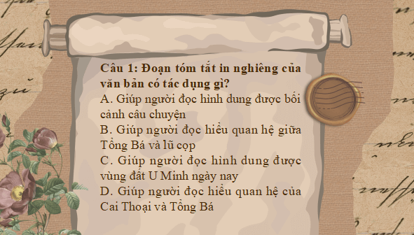 Giáo án điện tử bài Hãi cõi U Minh | PPT Văn 12 Cánh diều
