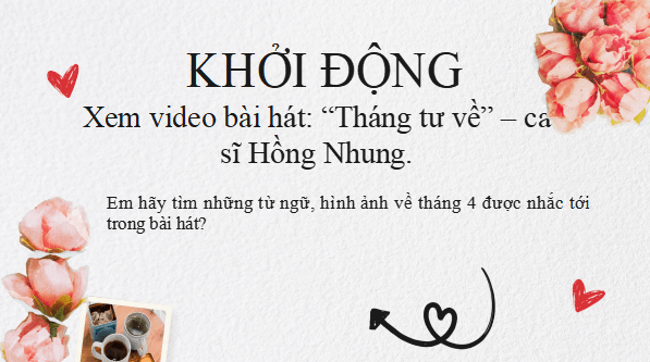 Giáo án điện tử bài Tháng Tư | PPT Văn 12 Cánh diều