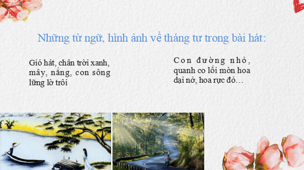 Giáo án điện tử bài Tháng Tư | PPT Văn 12 Cánh diều