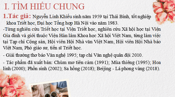 Giáo án điện tử bài Tháng Tư | PPT Văn 12 Cánh diều