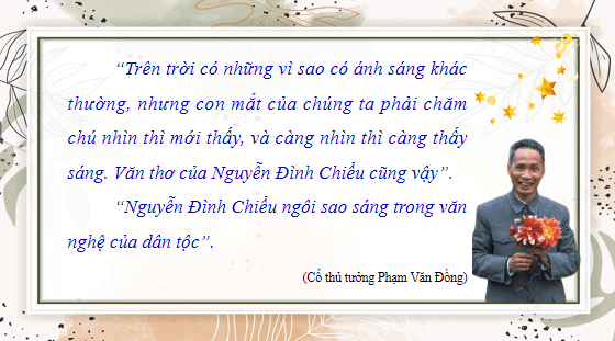 Giáo án điện tử bài Văn tế nghĩa sĩ Cần Giuộc | PPT Văn 12 Chân trời sáng tạo