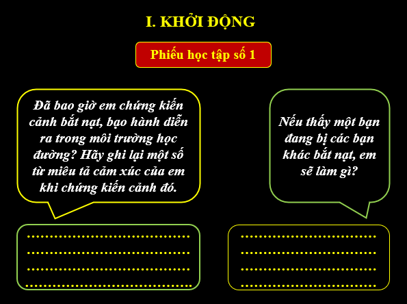 Giáo án điện tử bài Bắt nạt | PPT Văn 6 Kết nối tri thức