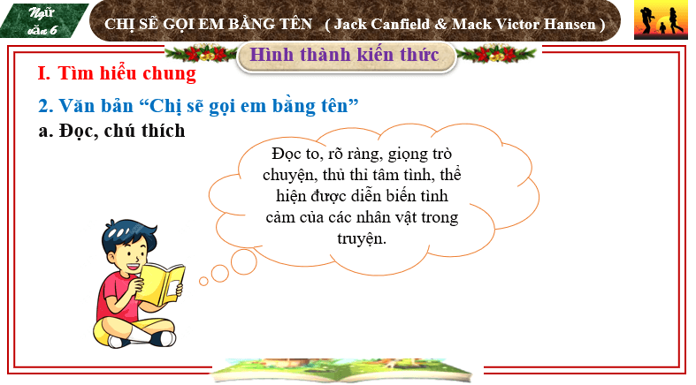 Giáo án điện tử bài Chị sẽ gọi em bằng tên | PPT Văn 6 Chân trời sáng tạo