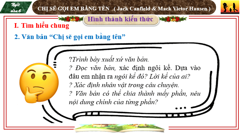 Giáo án điện tử bài Chị sẽ gọi em bằng tên | PPT Văn 6 Chân trời sáng tạo