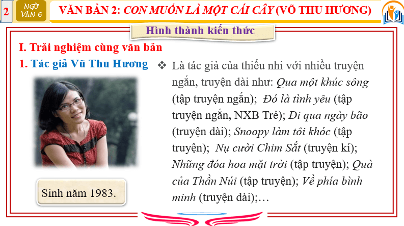 Giáo án điện tử bài Con muốn làm một cái cây | PPT Văn 6 Chân trời sáng tạo