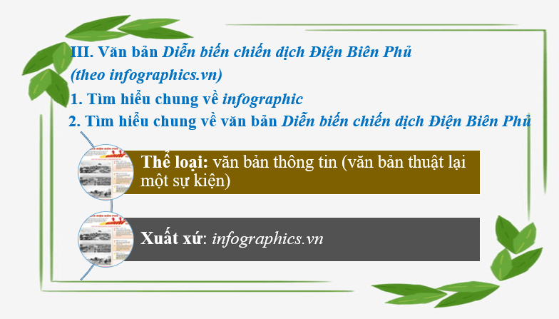 Giáo án điện tử bài Diễn biến Chiến dịch Điện Biên Phủ | PPT Văn 6 Cánh diều