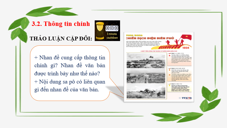 Giáo án điện tử bài Diễn biến Chiến dịch Điện Biên Phủ | PPT Văn 6 Cánh diều