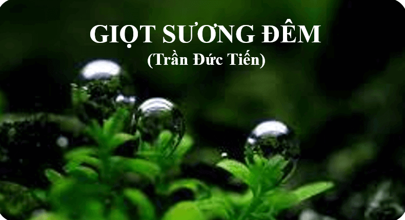 Giáo án điện tử bài Giọt sương đêm | PPT Văn 6 Chân trời sáng tạo