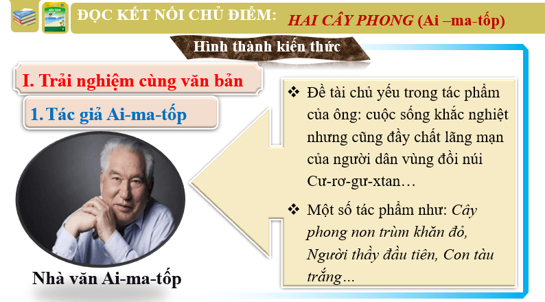 Giáo án điện tử bài Hai cây phong | PPT Văn 6 Chân trời sáng tạo