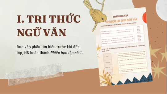 Giáo án điện tử bài Kiến thức ngữ văn (trang 14) | PPT Văn 6 Cánh diều