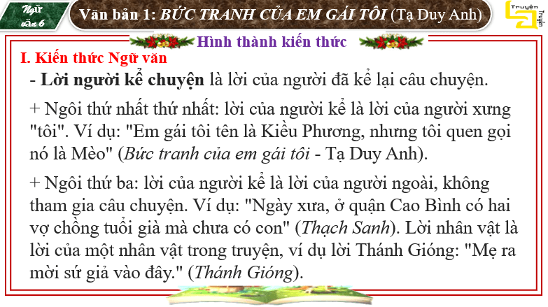 Giáo án điện tử bài Kiến thức ngữ văn trang 65 | PPT Văn 6 Cánh diều