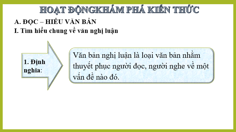 Giáo án điện tử bài Kiến thức ngữ văn trang 72 | PPT Văn 6 Cánh diều