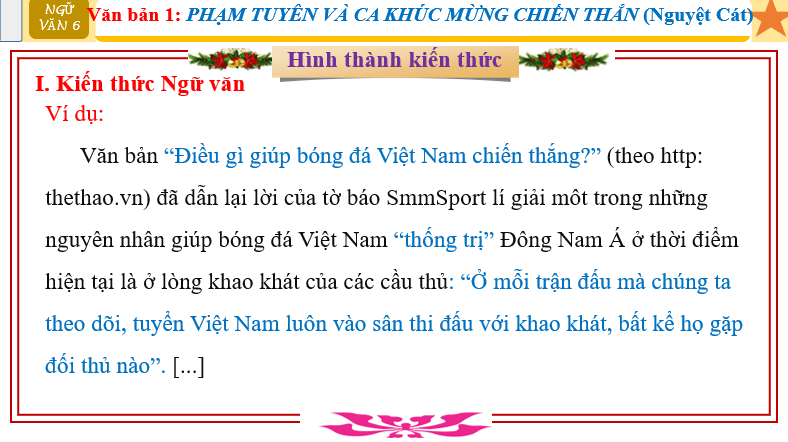 Giáo án điện tử bài Kiến thức ngữ văn trang 89 | PPT Văn 6 Cánh diều