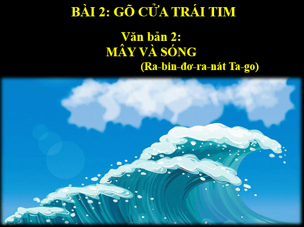 Giáo án điện tử bài Mây và sóng | PPT Văn 6 Kết nối tri thức