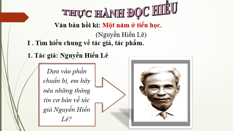 Giáo án điện tử bài Một năm ở Tiểu học | PPT Văn 6 Chân trời sáng tạo