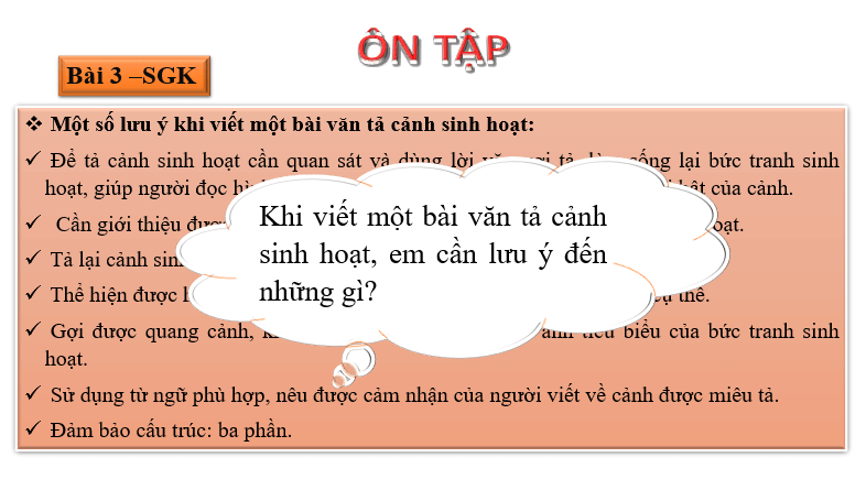 Giáo án điện tử bài Ôn tập trang 130 | PPT Văn 6 Chân trời sáng tạo