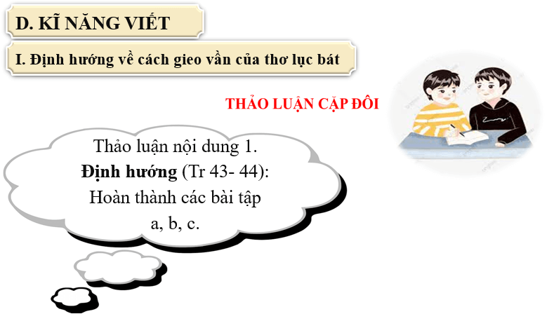 Giáo án điện tử bài Tập làm thơ lục bát | PPT Văn 6 Cánh diều