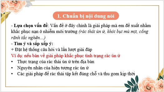 Giáo án điện tử bài Thảo luận về giải pháp khắc phục nạn ô nhiễm môi trường | PPT Văn 6 Kết nối tri thức