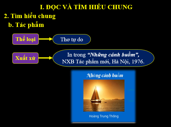 Giáo án điện tử bài Những cánh buồm trang 57 | PPT Văn 6 Kết nối tri thức