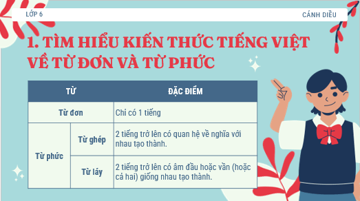 Giáo án điện tử bài Thực hành tiếng Việt trang 24 | PPT Văn 6 Cánh diều