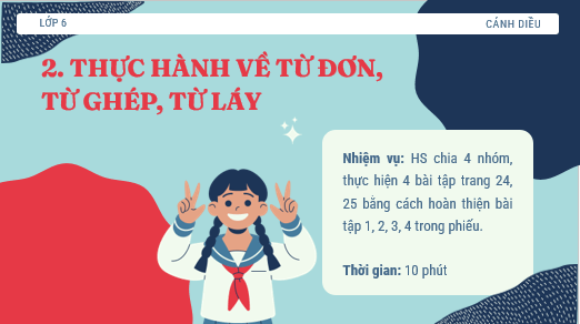 Giáo án điện tử bài Thực hành tiếng Việt trang 24 | PPT Văn 6 Cánh diều