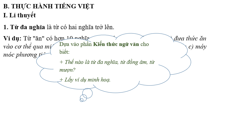 Giáo án điện tử bài Thực hành tiếng Việt trang 59 | PPT Văn 6 Cánh diều