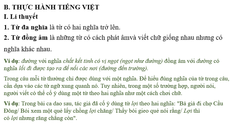 Giáo án điện tử bài Thực hành tiếng Việt trang 59 | PPT Văn 6 Cánh diều