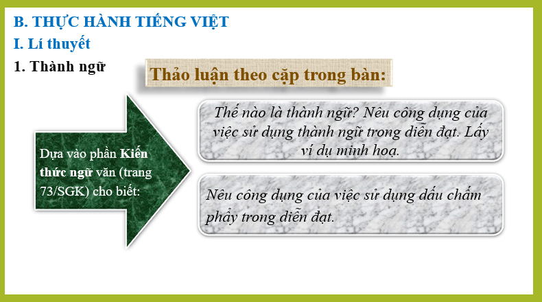 Giáo án điện tử bài Thực hành tiếng Việt trang 78 | PPT Văn 6 Cánh diều