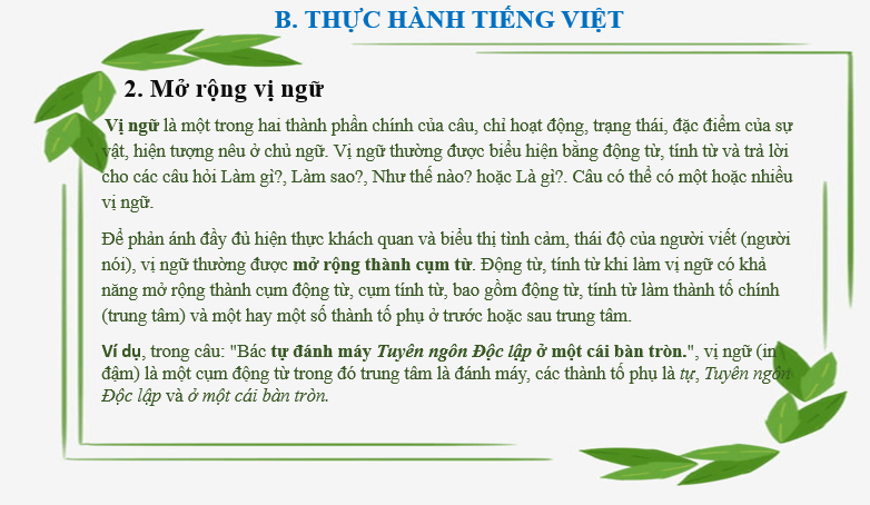 Giáo án điện tử bài Thực hành tiếng Việt trang 96 | PPT Văn 6 Cánh diều