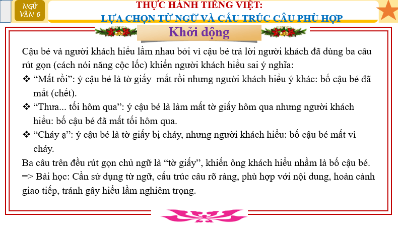 Giáo án điện tử bài Thực hành tiếng Việt trang 97 | PPT Văn 6 Cánh diều