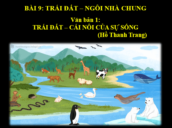 Giáo án điện tử bài Trái Đất - cái nôi của sự sống | PPT Văn 6 Kết nối tri thức