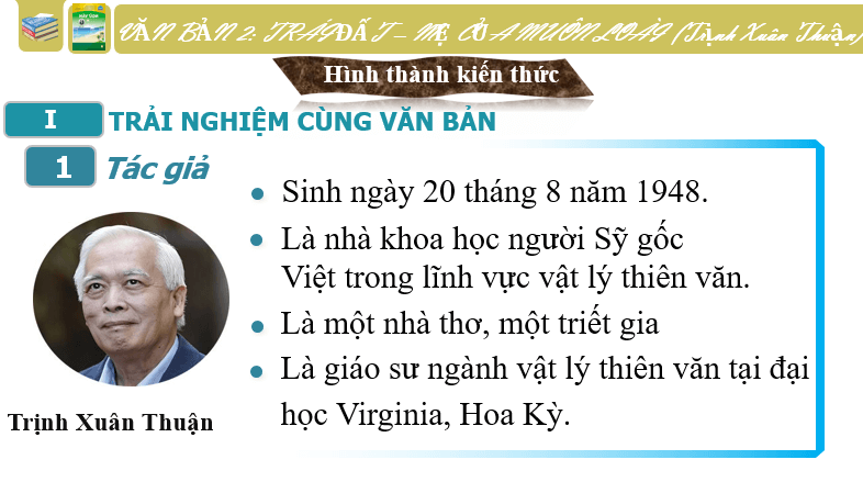 Giáo án điện tử bài Trái Đất - Mẹ của muôn loài | PPT Văn 6 Chân trời sáng tạo