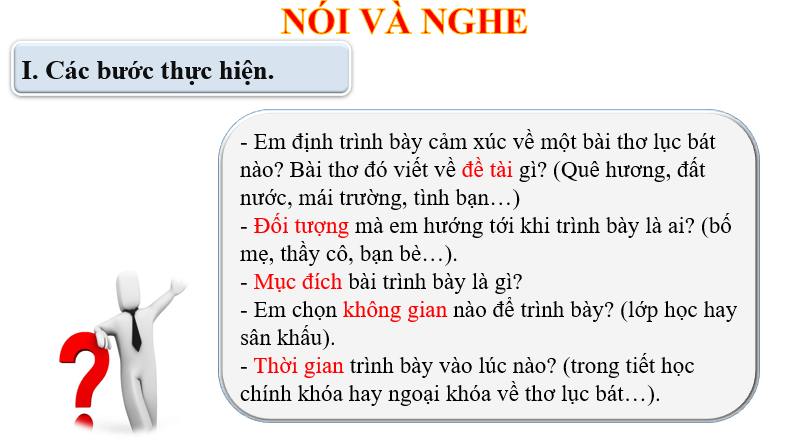 Giáo án điện tử bài Trình bày cảm xúc về một bài thơ lục bát | PPT Văn 6 Chân trời sáng tạo