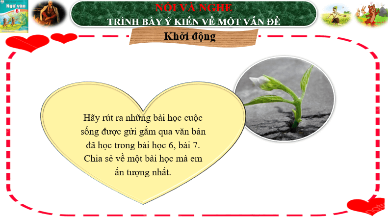 Giáo án điện tử bài Trình bày ý kiến về một vấn đề | PPT Văn 6 Cánh diều