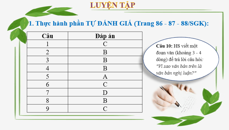 Giáo án điện tử bài Tự đánh giá: Con cò trong ca dao | PPT Văn 6 Cánh diều