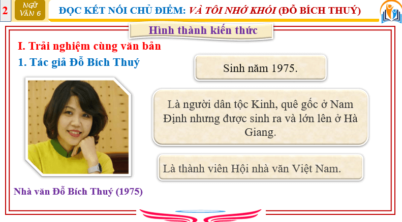 Giáo án điện tử bài Và tôi nhớ khói | PPT Văn 6 Chân trời sáng tạo