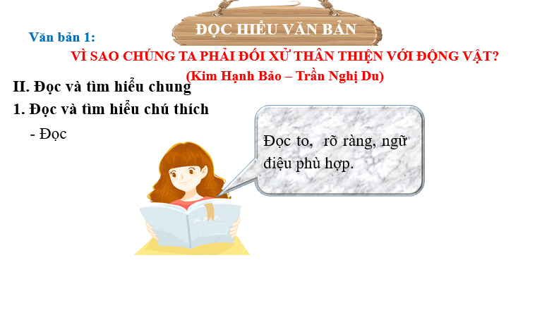 Giáo án điện tử bài Vì sao chúng ta phải đối xử thân thiện với động vật? | PPT Văn 6 Cánh diều