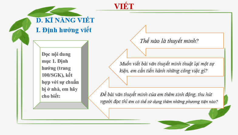 Giáo án điện tử bài Viết bài văn thuyết minh thuật lại một sự kiện | PPT Văn 6 Cánh diều