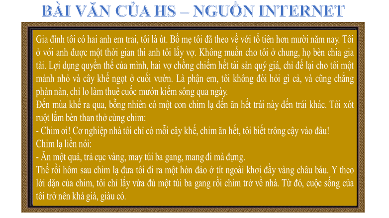 Giáo án điện tử bài Viết Kể lại một truyện cổ tích | PPT Văn 6 Chân trời sáng tạo