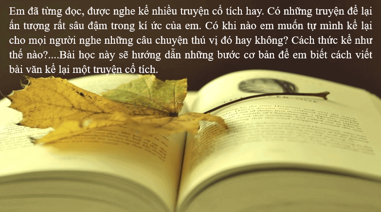 Giáo án điện tử bài Viết Kể lại một truyện cổ tích | PPT Văn 6 Chân trời sáng tạo