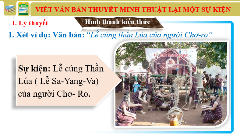 Giáo án điện tử bài Viết văn bản thuyết minh thuật lại một sự kiện | PPT Văn 6 Chân trời sáng tạo