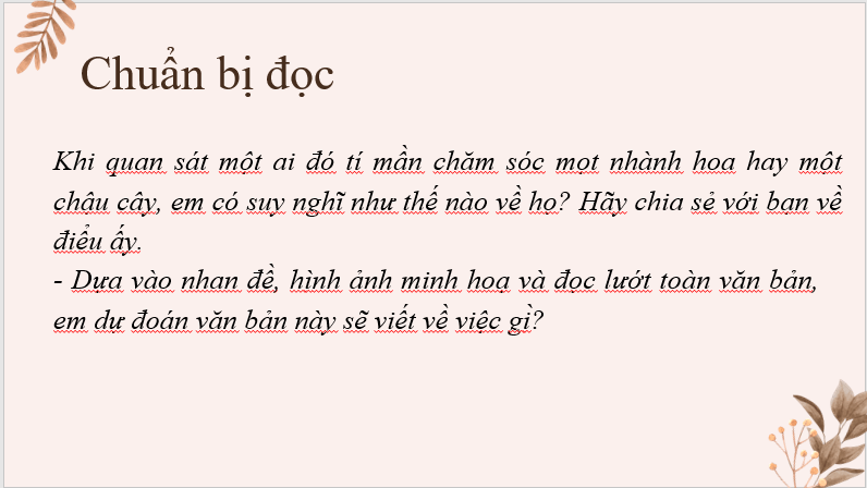 Giáo án điện tử bài Cách gọt củ hoa thuỷ tiên | PPT Văn 7 Chân trời sáng tạo