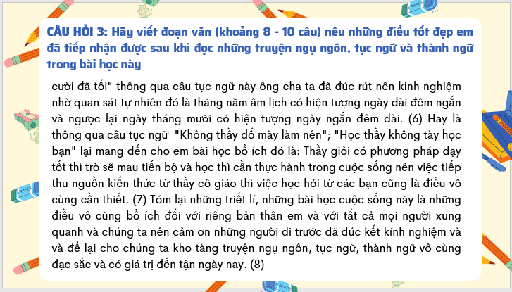 Giáo án điện tử bài Củng cố, mở rộng trang 22 | PPT Văn 7 Kết nối tri thức