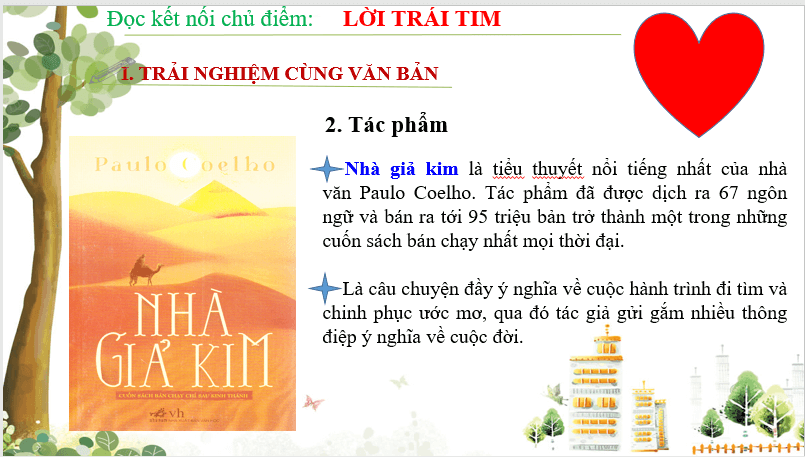 Giáo án điện tử bài Lời trái tim | PPT Văn 7 Chân trời sáng tạo