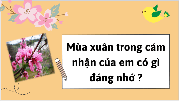 Giáo án điện tử bài Mùa xuân nho nhỏ | PPT Văn 7 Kết nối tri thức